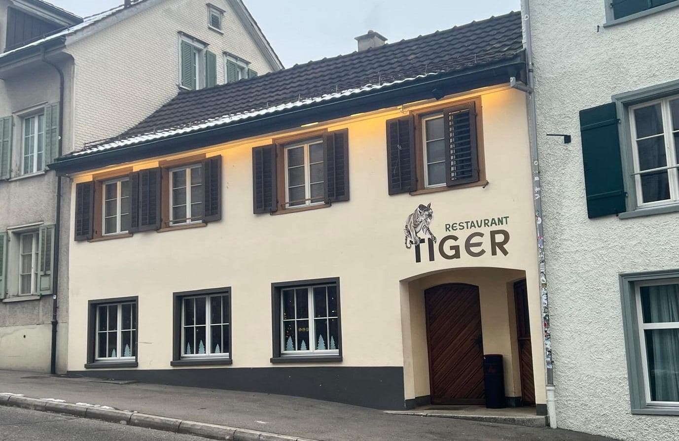 Aussenansicht Restaurant Tiger an der Grabenstrasse in Wil SG